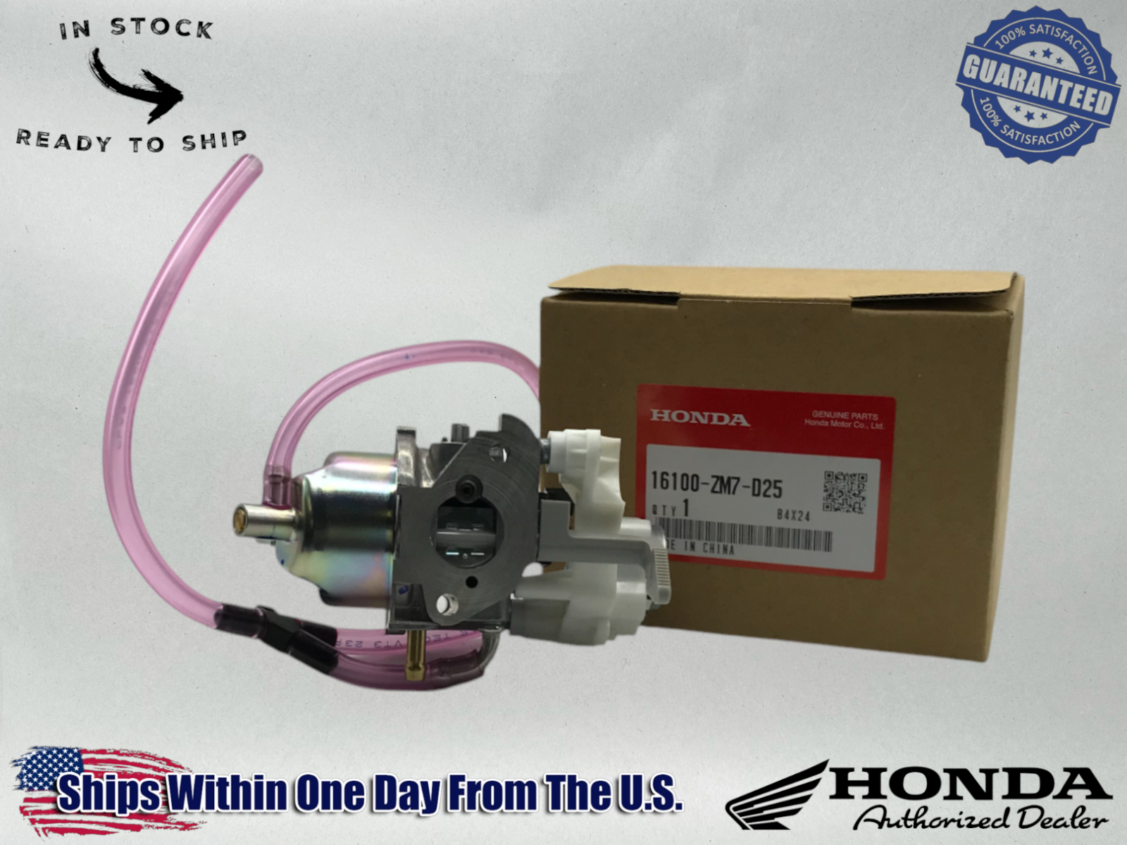 Honda OEM Carburetor EU1000i Inverter Generator 1000 Watts Part # 16100-ZM7-D25