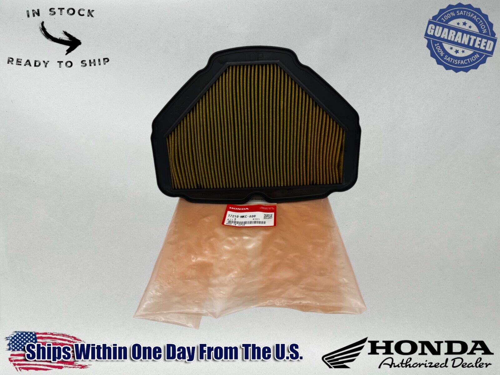 Honda Genuine OEM Authentic Air Filter 17210-MKC-A00