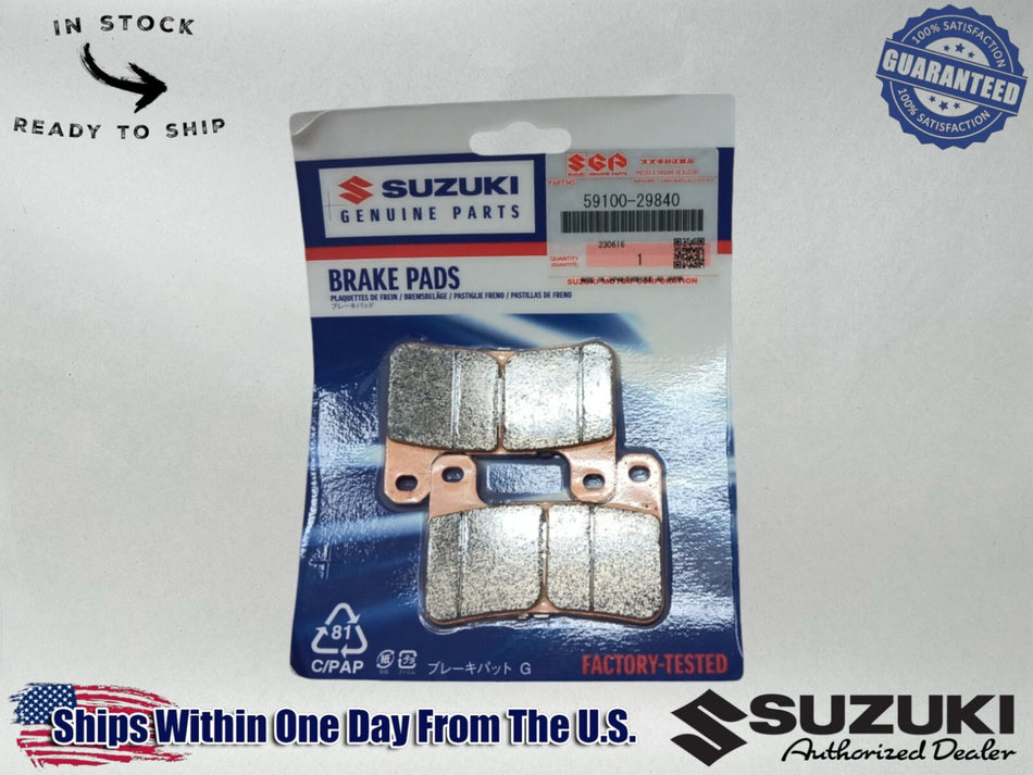 Suzuki OEM 2008 - 2012Hayabusa Gsx1300RFront Brake Pads Shims 59100-29840