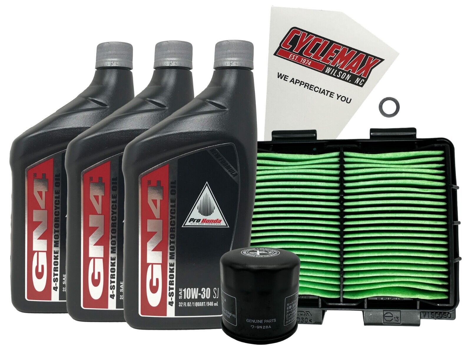 Cyclemax 10W-30 Tune-Up Kit fits 2017-2024 Honda CMX 500 CMX500 Rebel 500