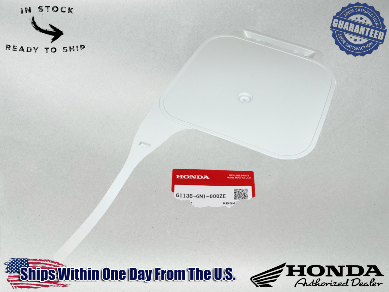 Honda OEM Front Number Plate XR80R XR100XR XR70R 85-00 61136-GN1-000ZE