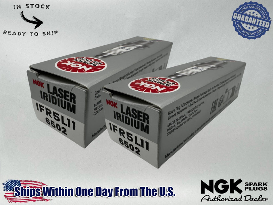 NGK Genuine OEM Authentic Spark Plugs IFR5L11 - 2 PACK