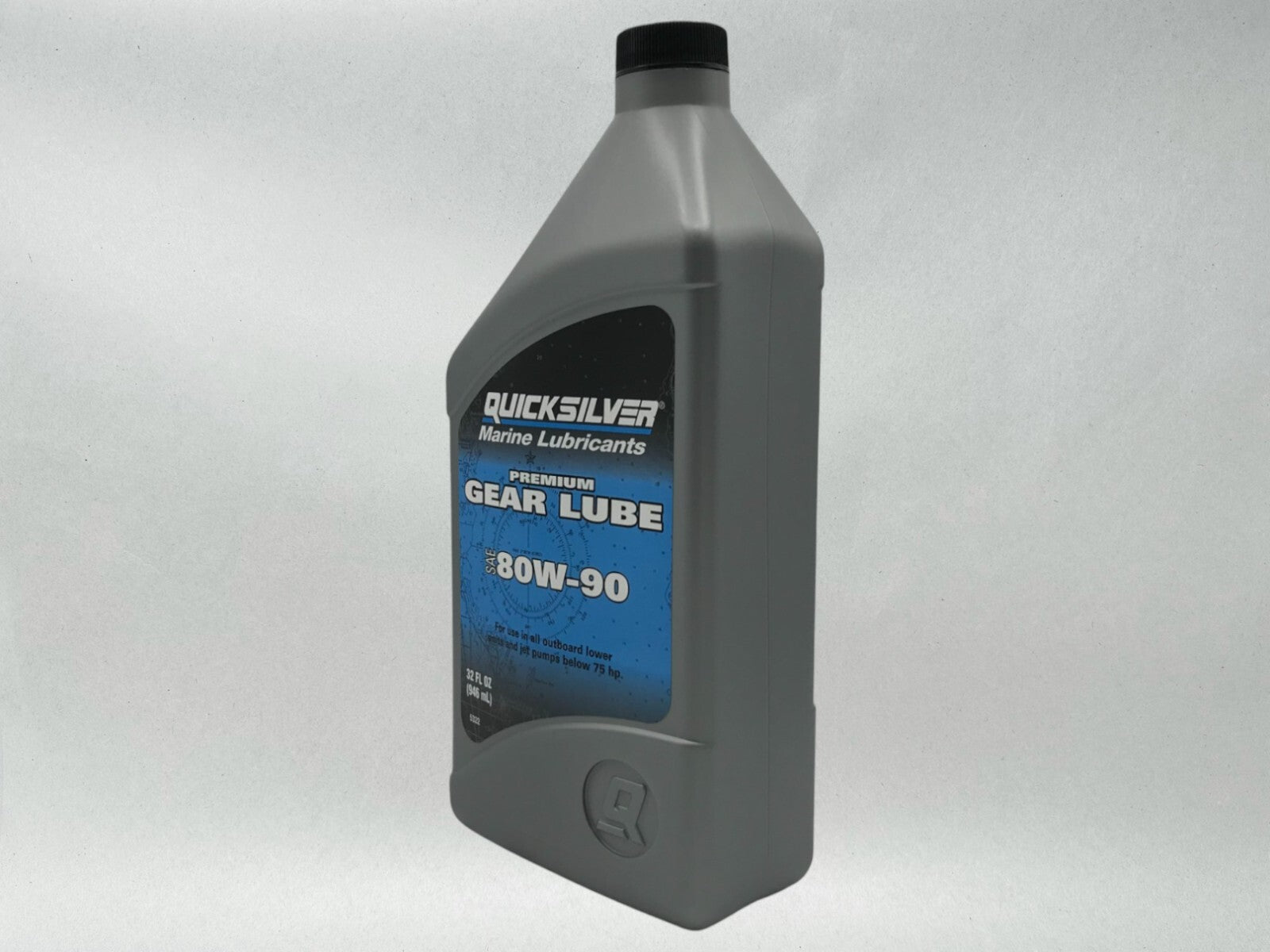 Quicksilver OEM Premium 80W-90 Gear Lub Quarts 92-858058Q01 4 Pack