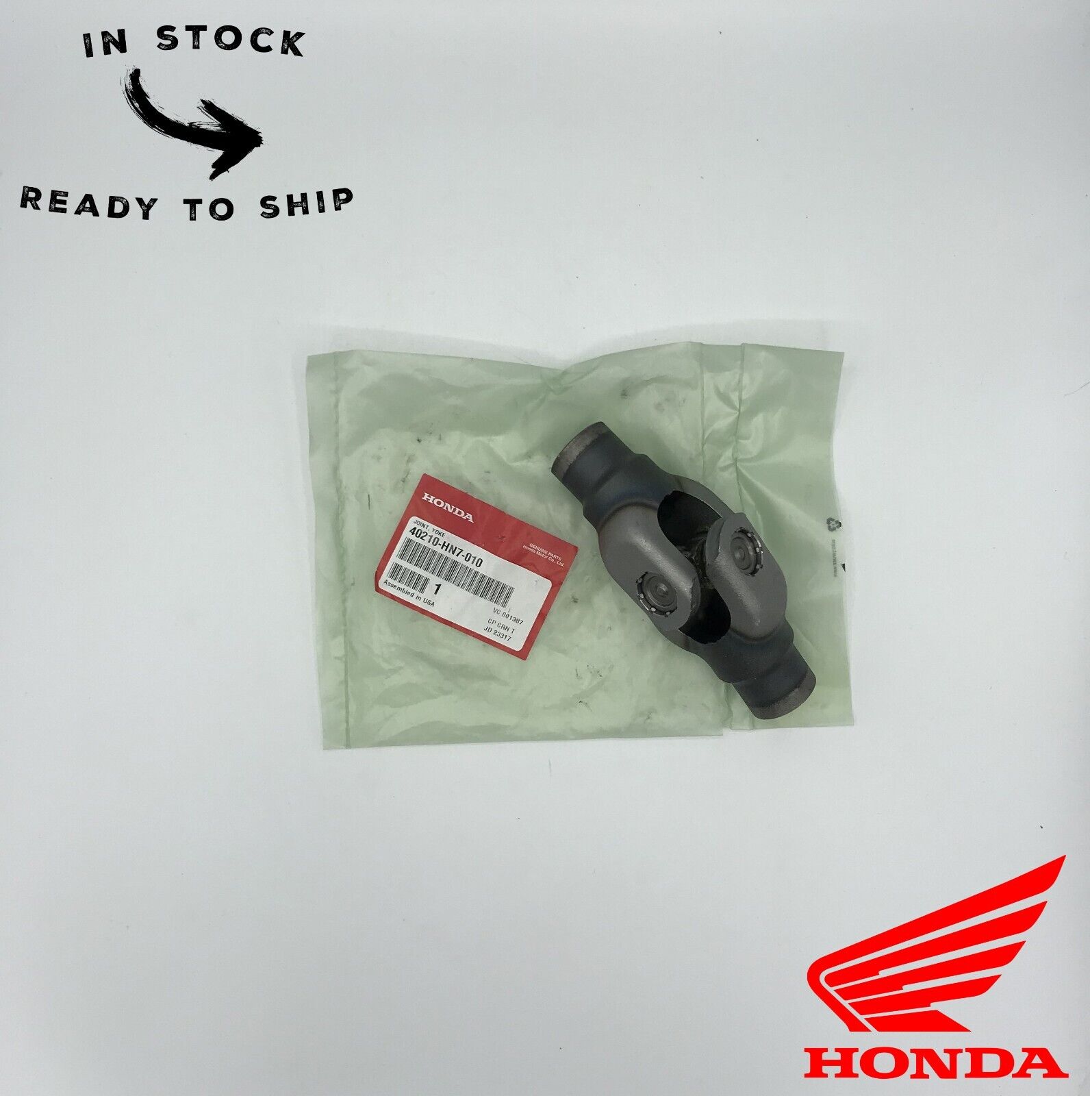 Genuine OEM Honda Final Driveshaft U-Joint Yoke 40210-HN7-010