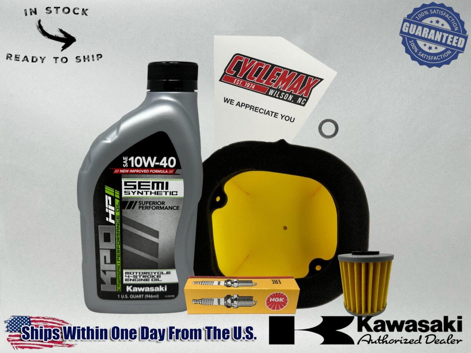 Cyclemax Semi-Synthetic KPO Tune-Up Kit fits 2021-2024 Kawasaki KX250