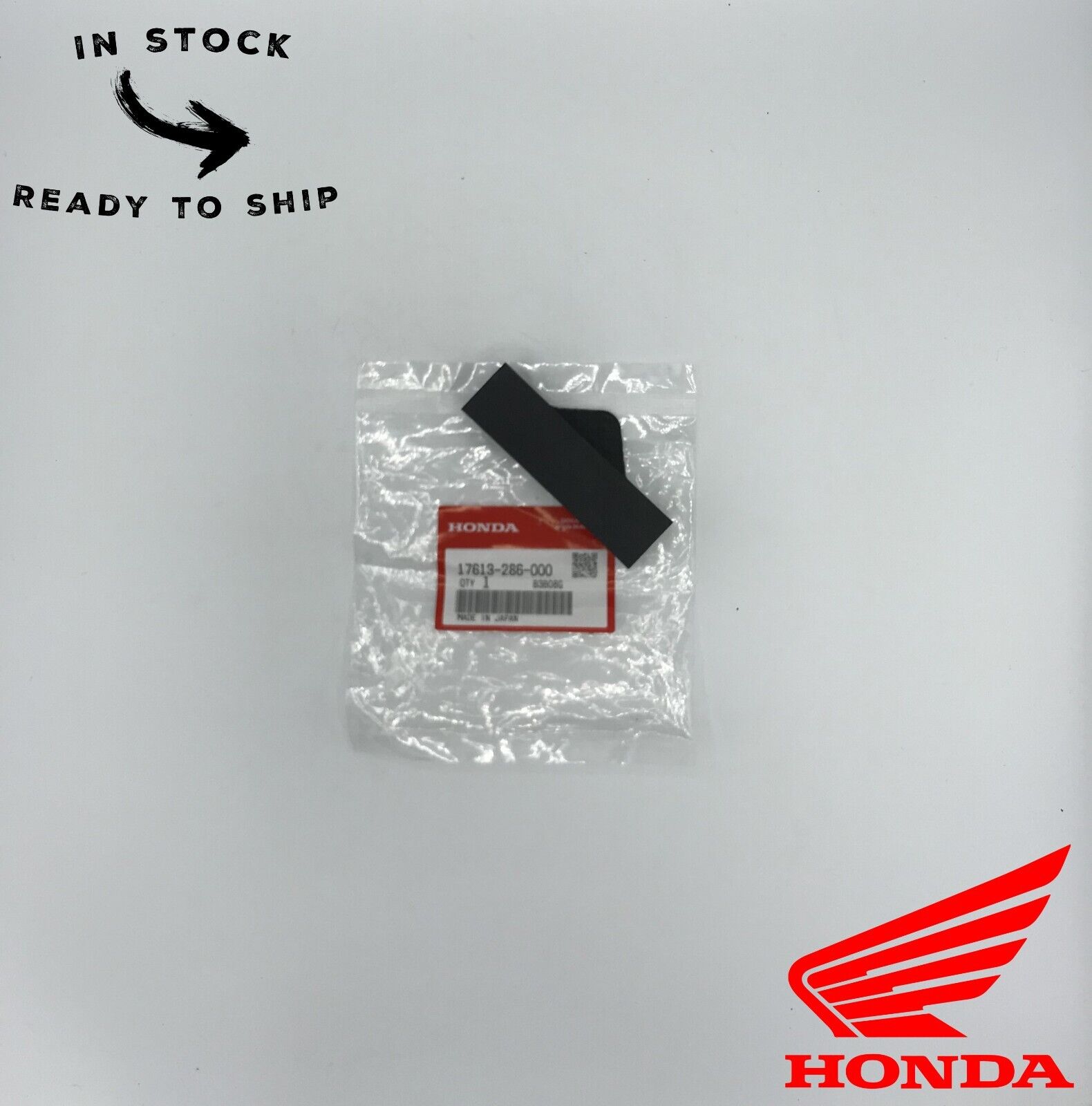 Genuine OEM Honda Rear Rubber Fuel Tank Holder 17613-286-000