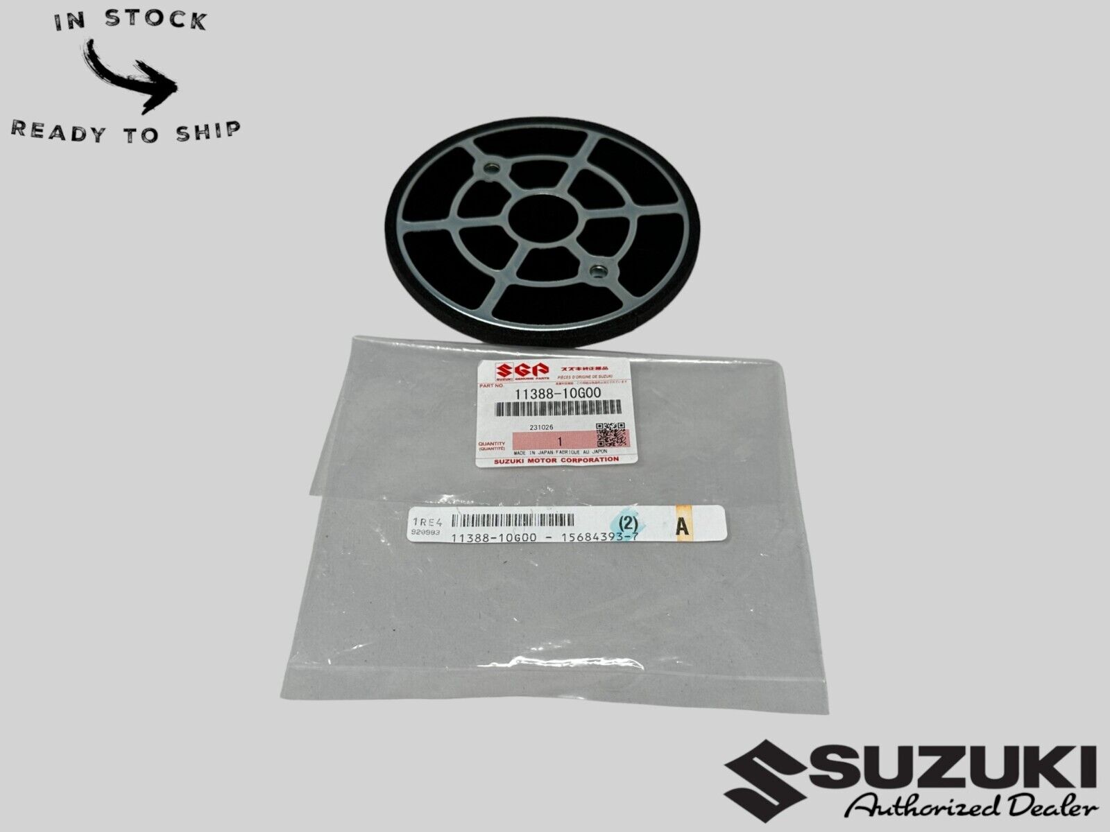 Suzuki Genuine OEM Belt Cooling Filter 11388-10G00