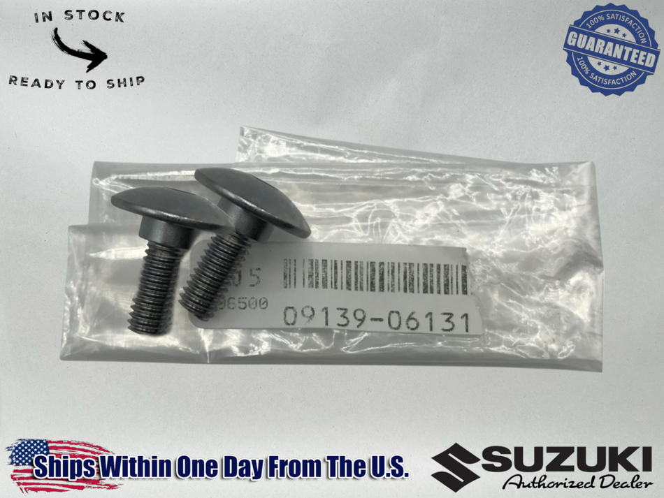 Suzuki Genuine OEM SCREWS TWO SIZE (6X16) HAYABUSA FT FENDER 09139-06131