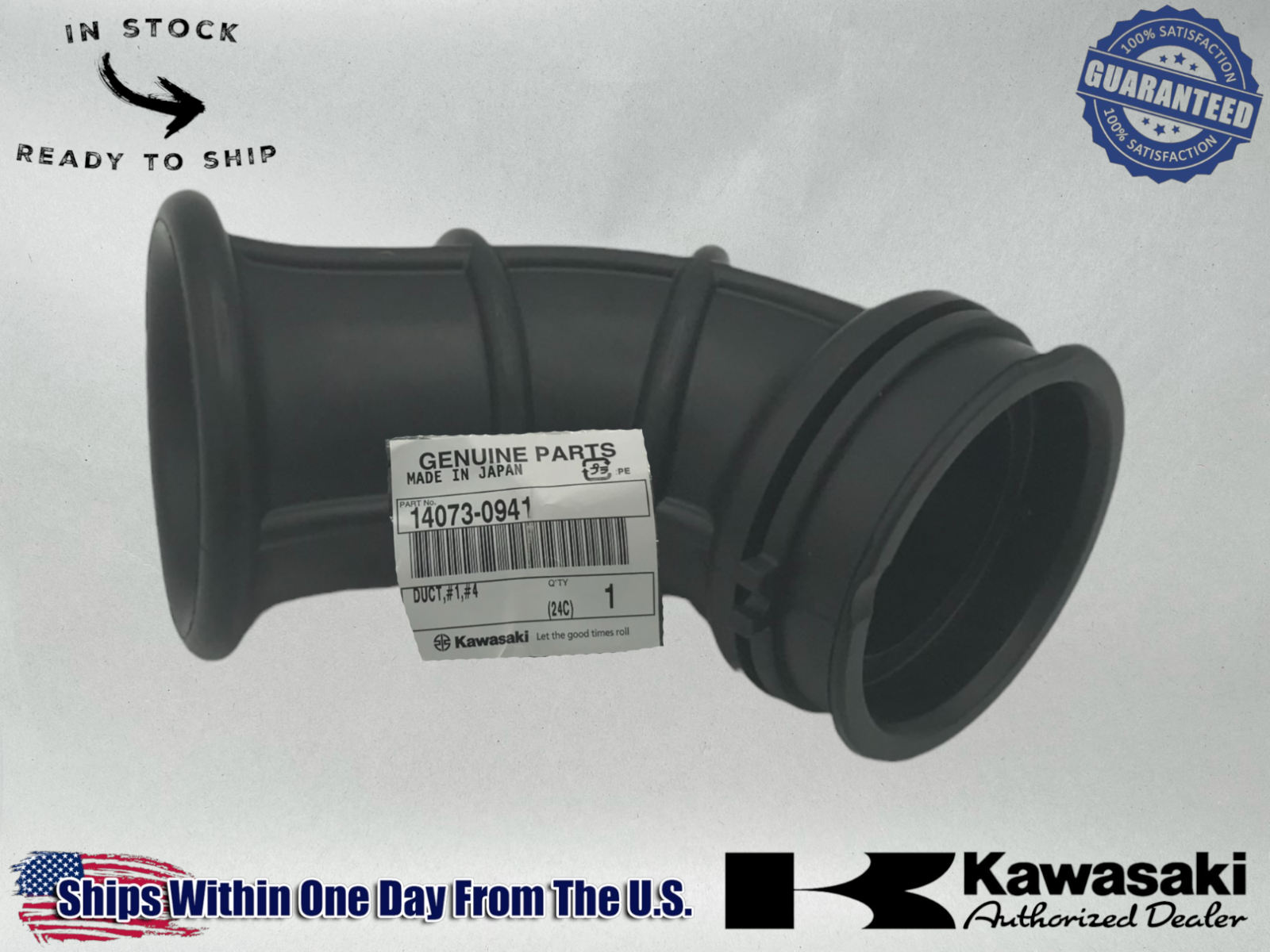 Kawasaki Genuine OEM Authentic Duct 14073-0941 1