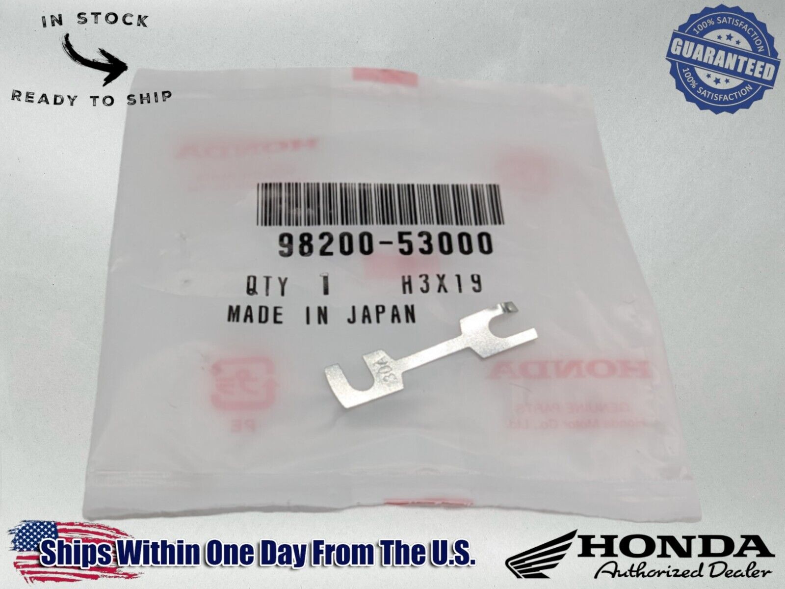 Honda Genuine OEM Authentic 30-Amp Flat Blade Main Fuse 98200-53000