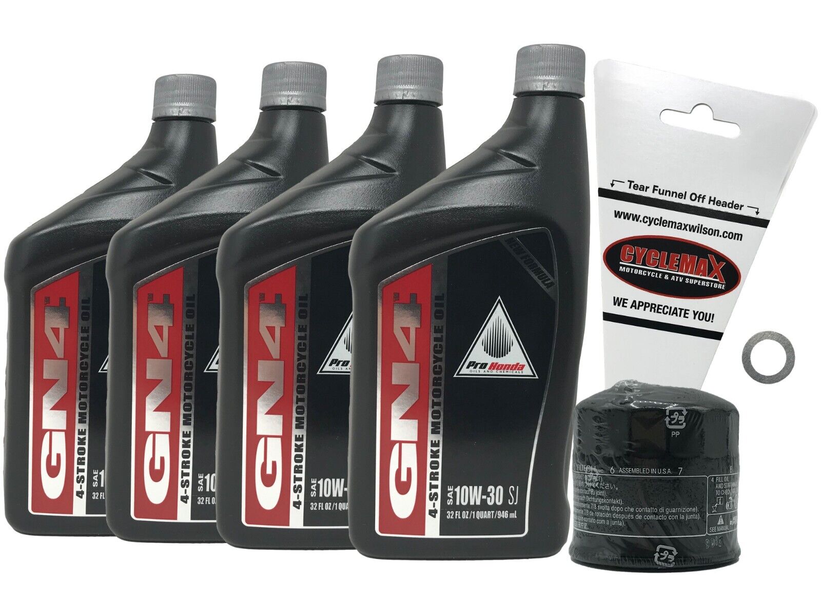 Cyclemax Genuine 1986 Honda VFR750 Oil Change Kit