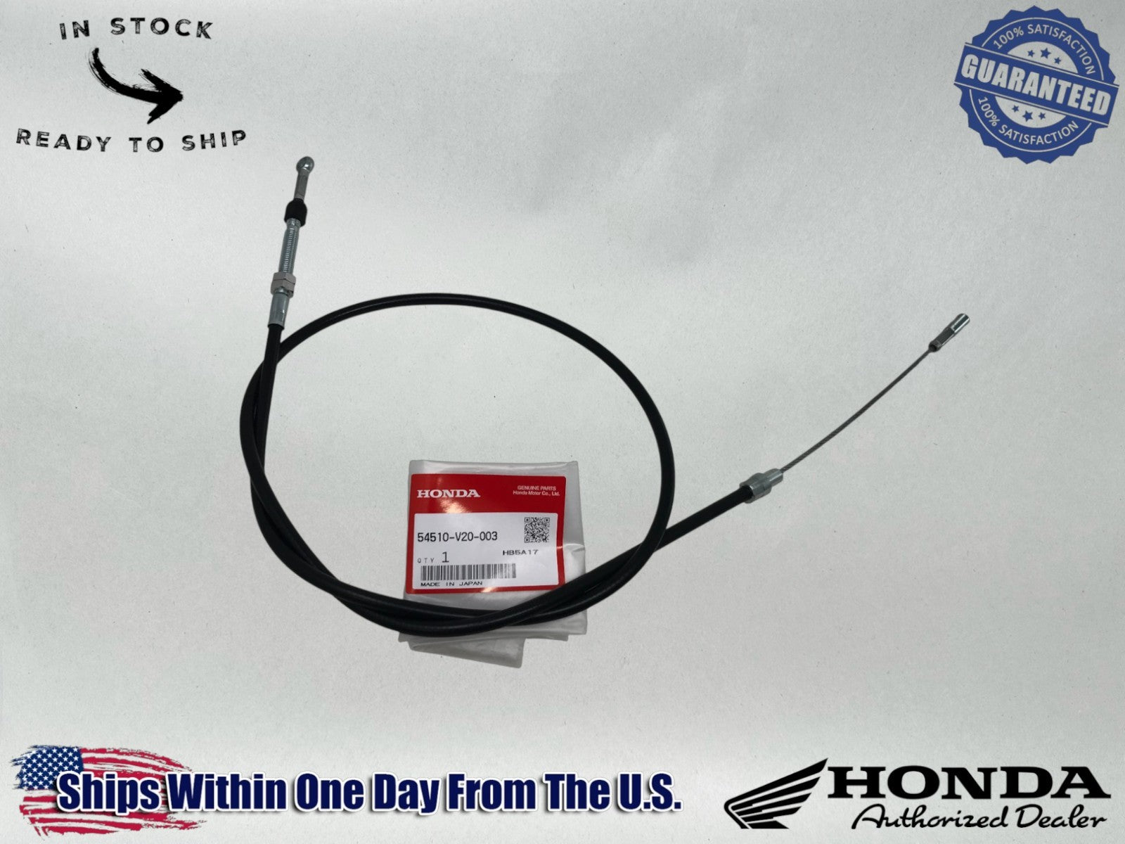 Honda Genuine OEM Cable Clutch FRC800 FRC 800 TILLER 54510-V20-003