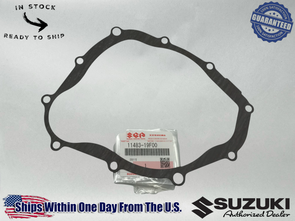 Suzuki OEM 99-24 SV650 SV 650 LH LEFT ENGINE STATOR COVER GASKET 11483-19F00