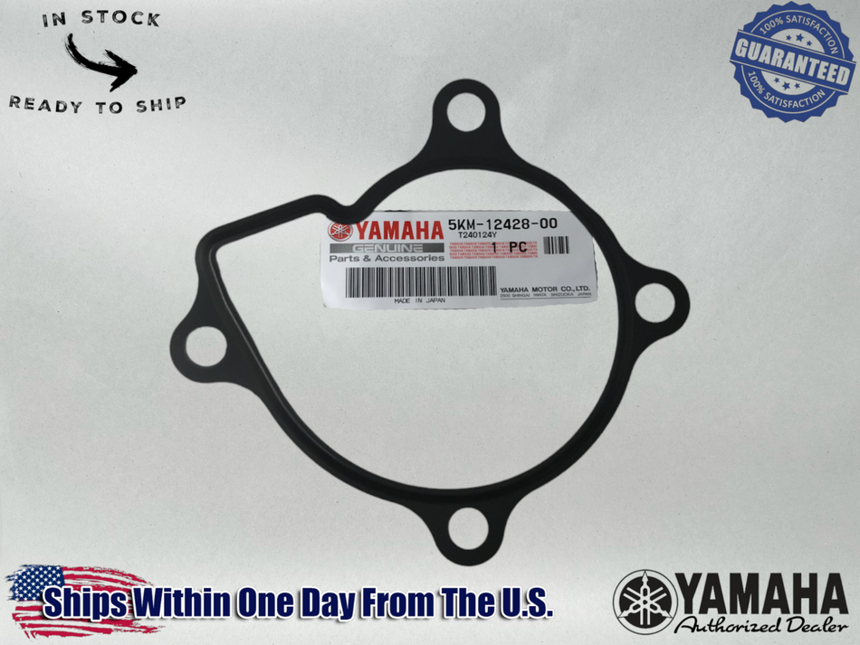 Yamaha OEM (02-08) Grizzly 660 Water Pump Cover Gasket 5KM-12428-00-00