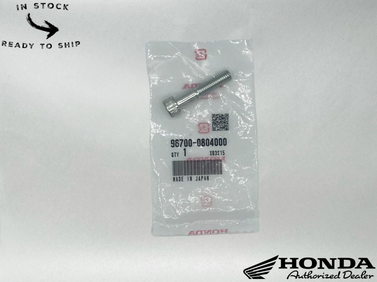 Honda Genuine OEM Socket Bolt (8X40) 96700-0804000