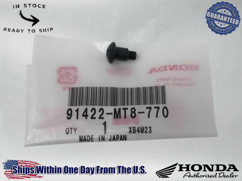 Honda Genuine OEM Authentic SCREW, SPECIAL (5MM) 91422-MT8-770