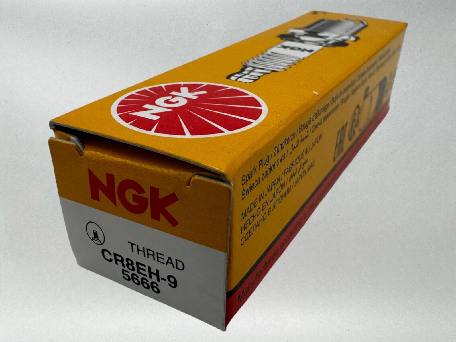 NGK Genuine OEM Authentic Spark Plugs CR8EH-9 - 2 PACK