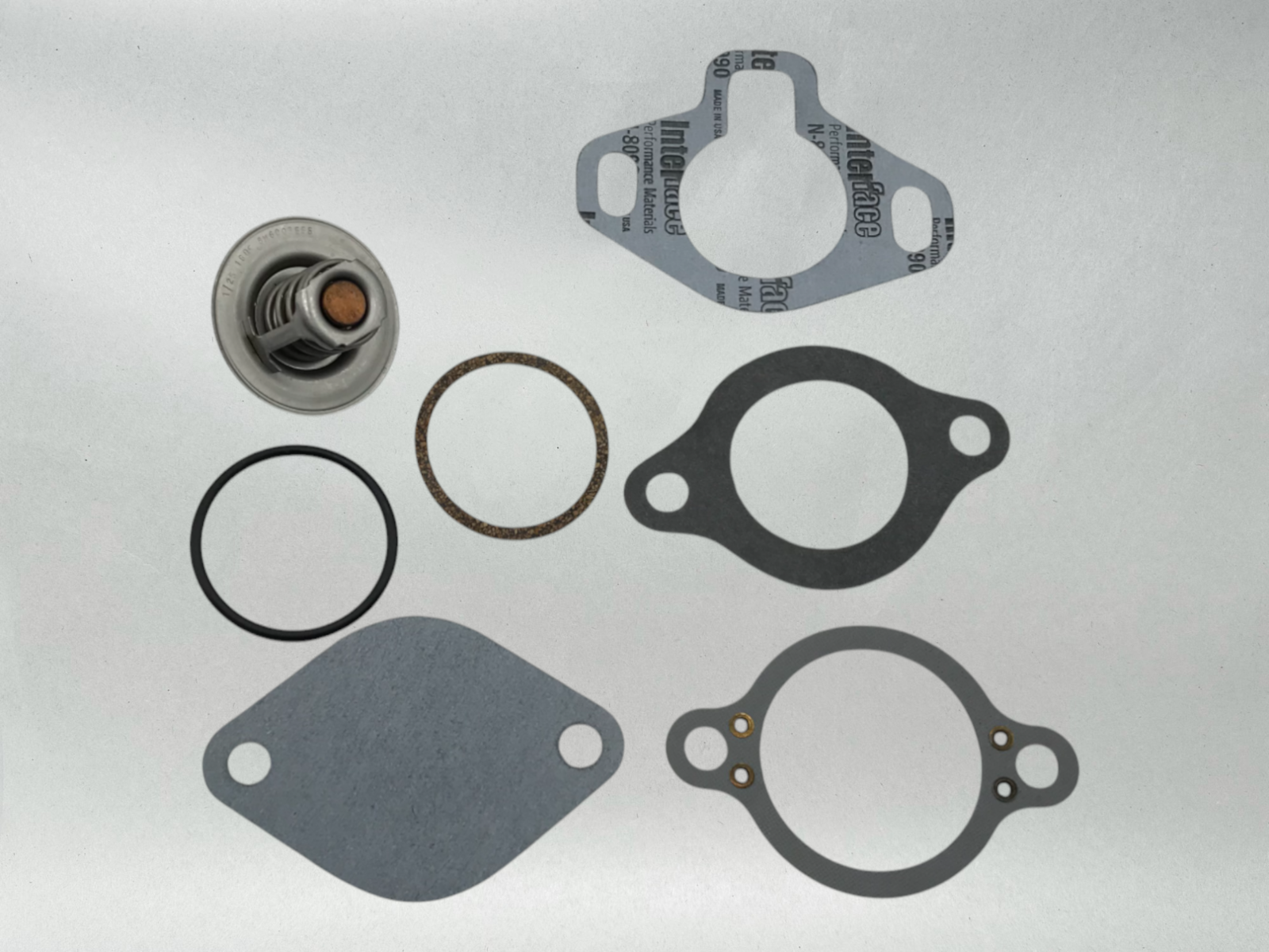 Quicksilver 4.3L V6 5.0L 5.7L 7.4L 8.2L 160� Thermostat Kit 807252Q5 18-3647