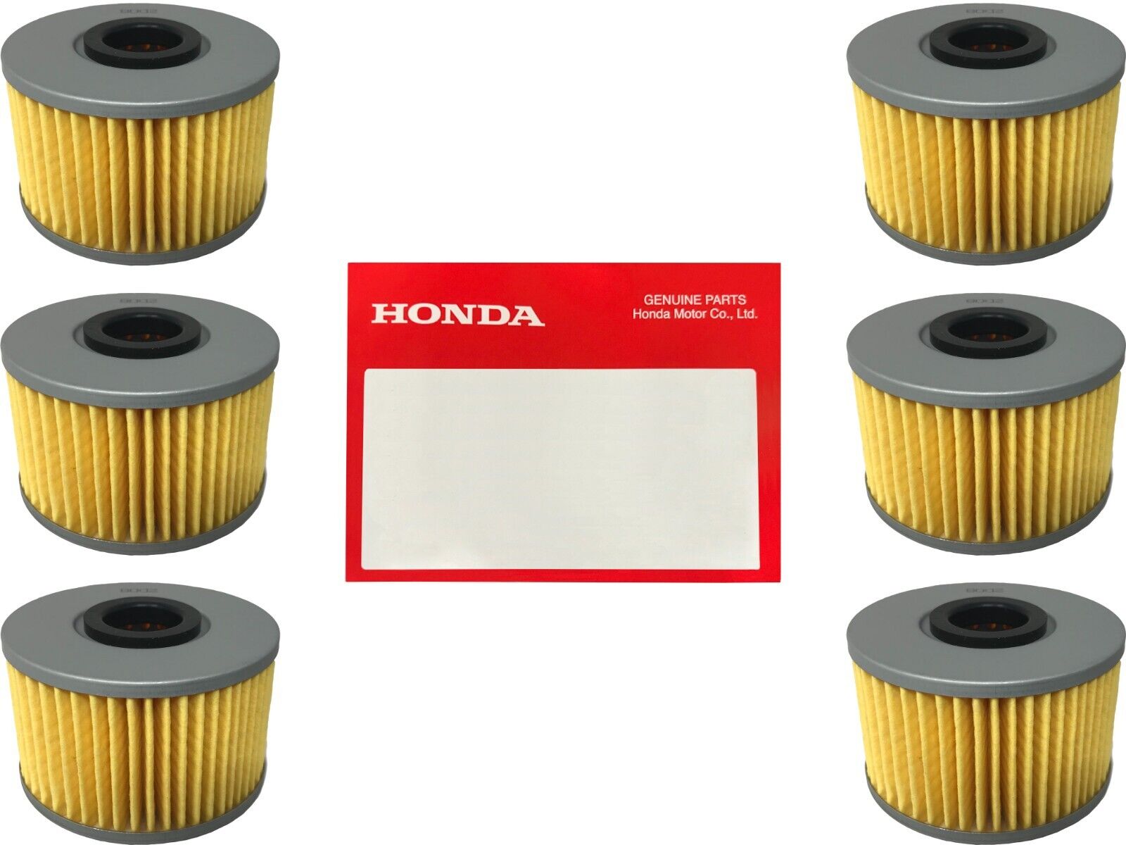 6 Pack OEM Honda Oil Filter 15412-HP7-A01 Fits PIONEER 1000 TALON