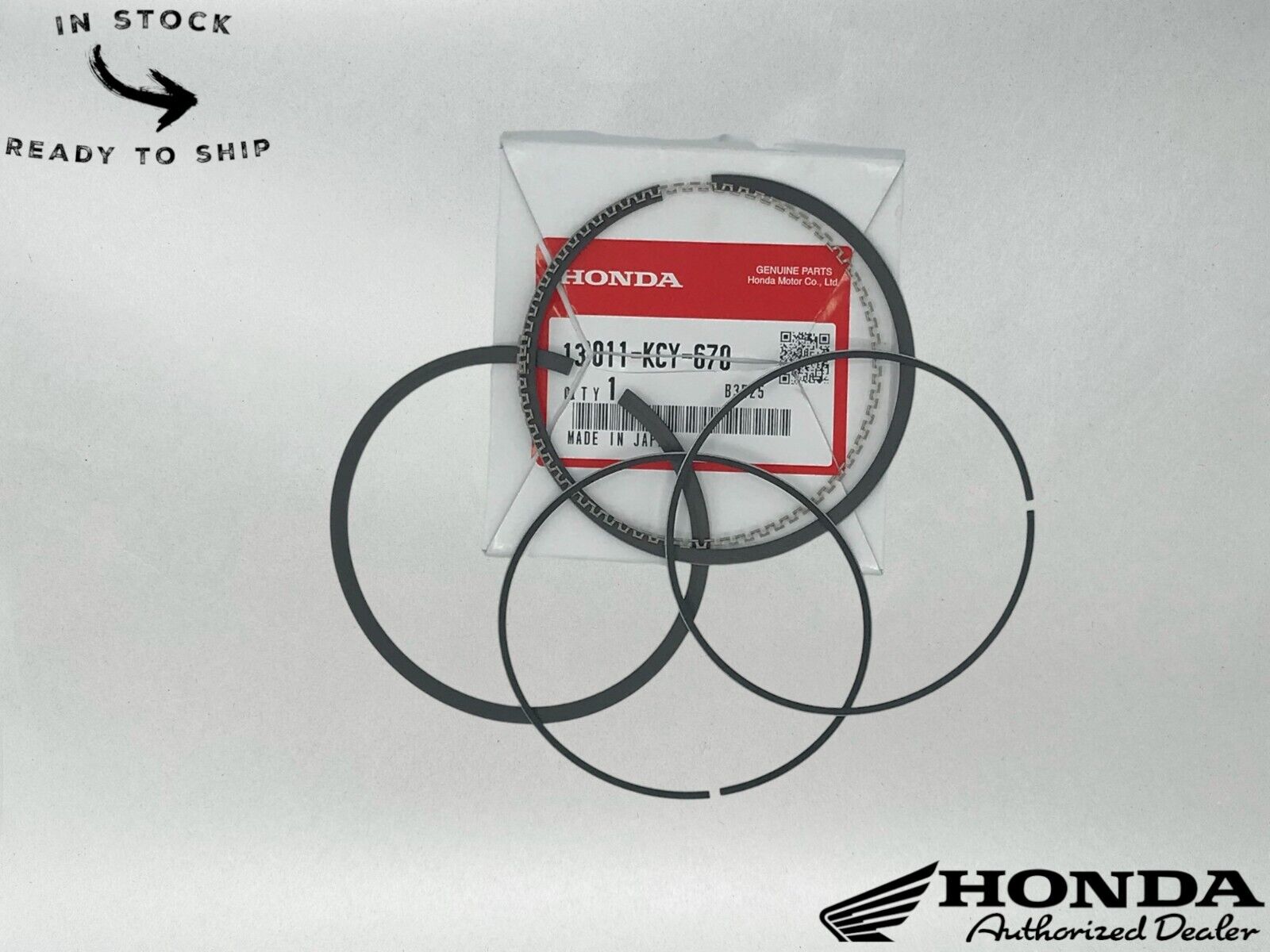 Honda Genuine OEM STD Ring Set 13011-KCY-670