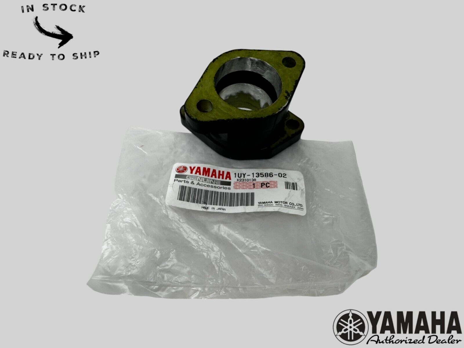 Yamaha Genuine OEM Authentic Carburetor Joint 1 1UY-13586-02-00