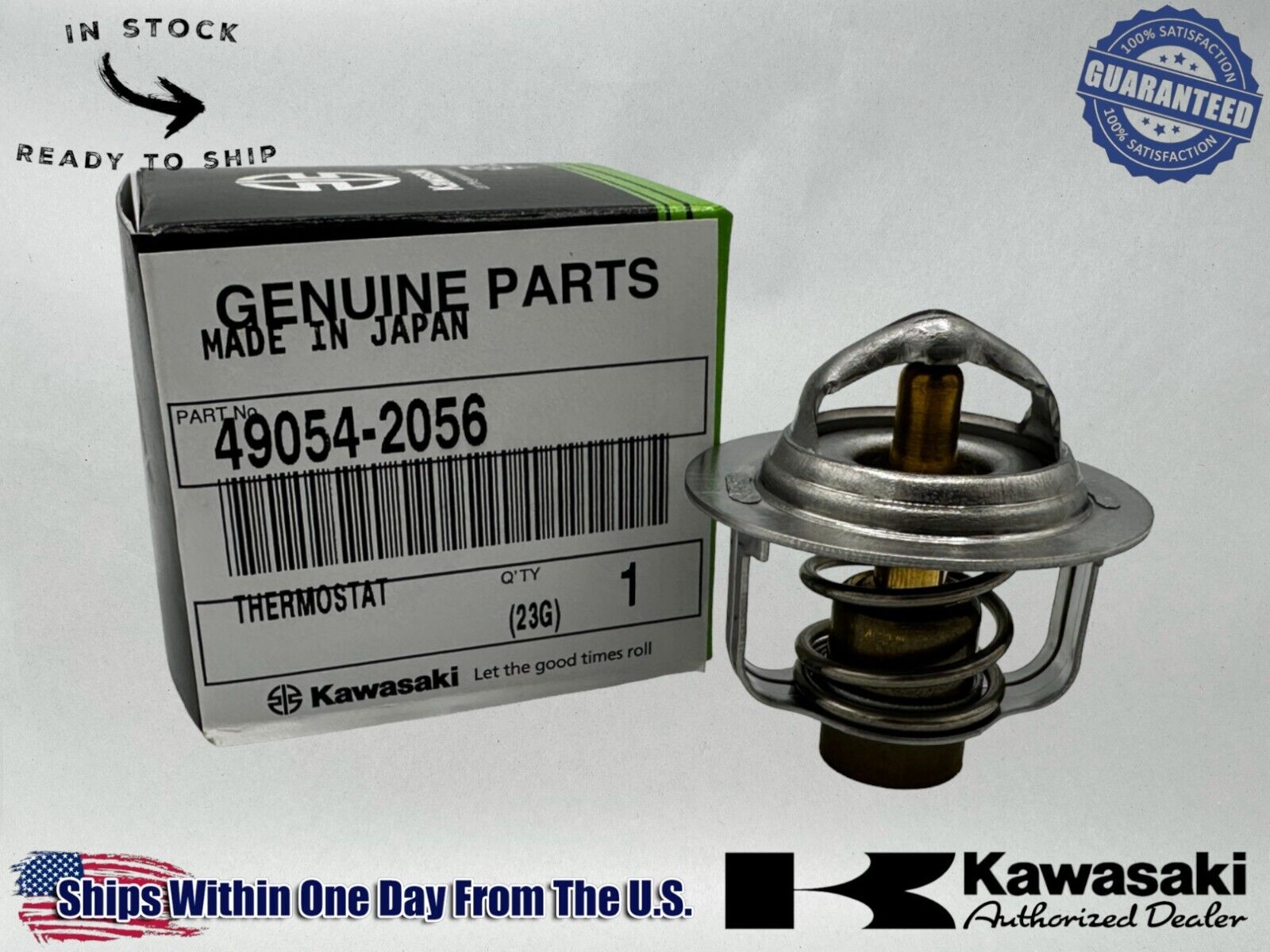 Kawasaki Genuine OEM Authentic Thermostat 49054-2056