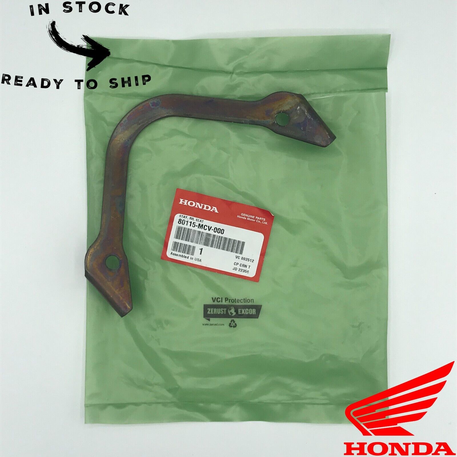 Genuine OEM Honda Rear Seat Mount Stay 80115-MCV-000