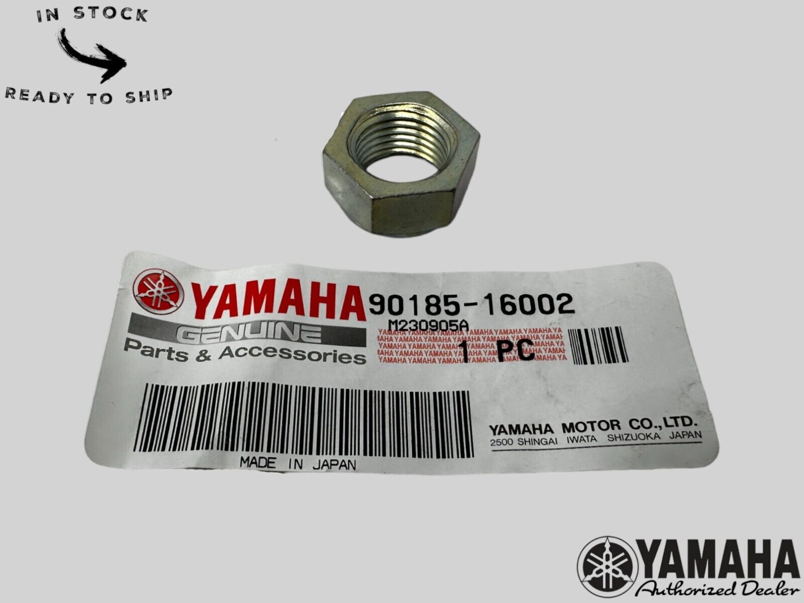 Yamaha Genuine OEM Authentic Self Locking Nut 90185-16002-00