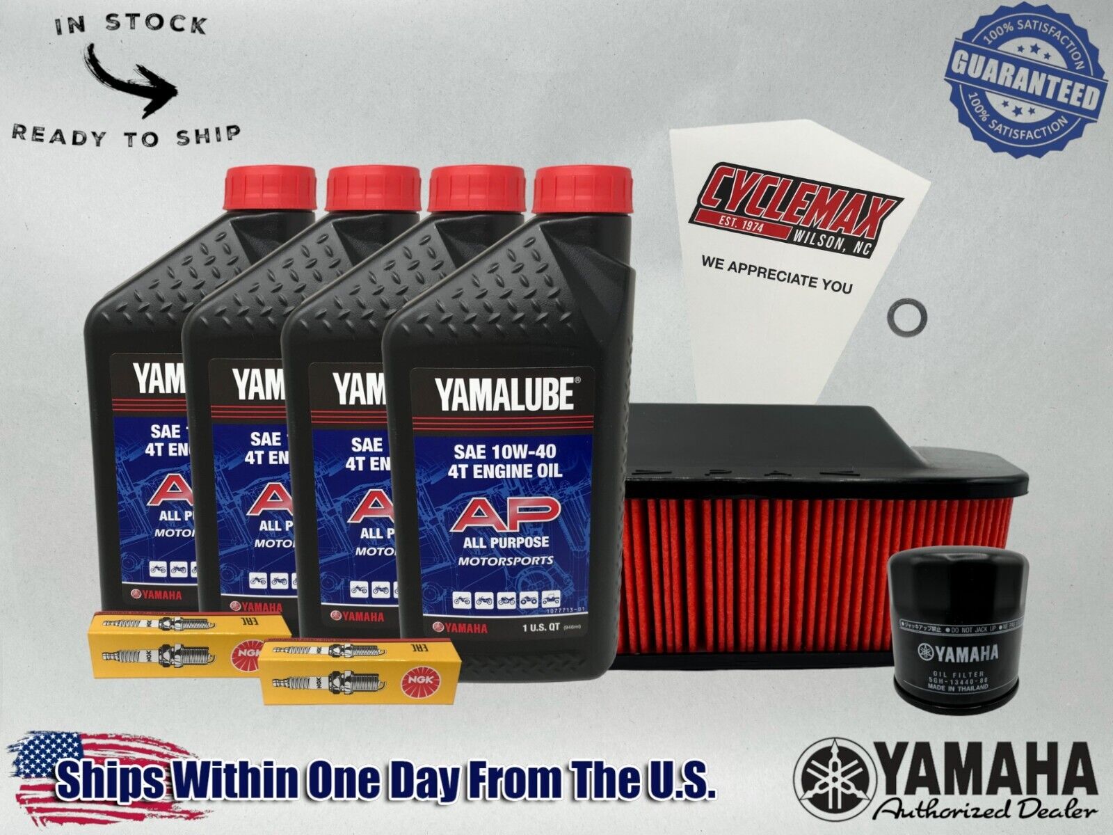 Cyclemax Standard Yamalube Tune-Up Kit fits 2009-2017 Yamaha V STAR 950