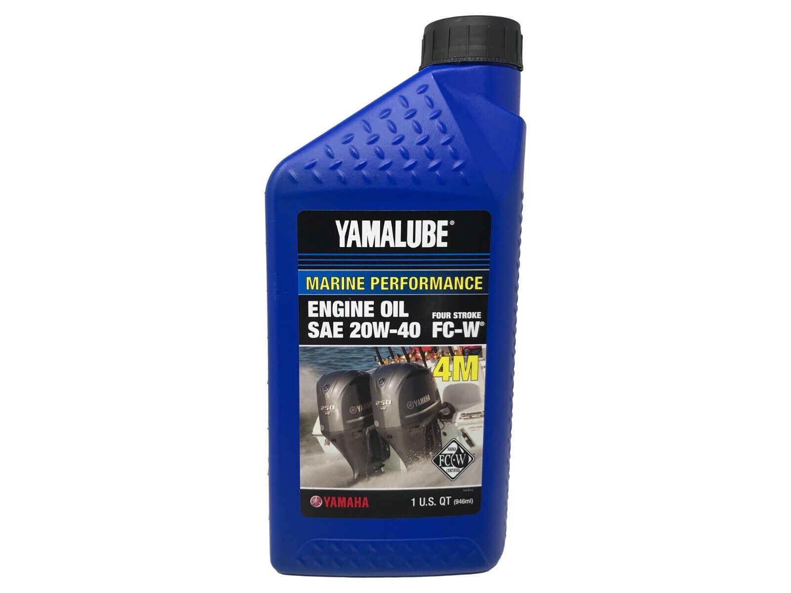 Yamaha Genuine OEM Yamalube Marine 20W-40 Oil LUB-20w40-FC-12