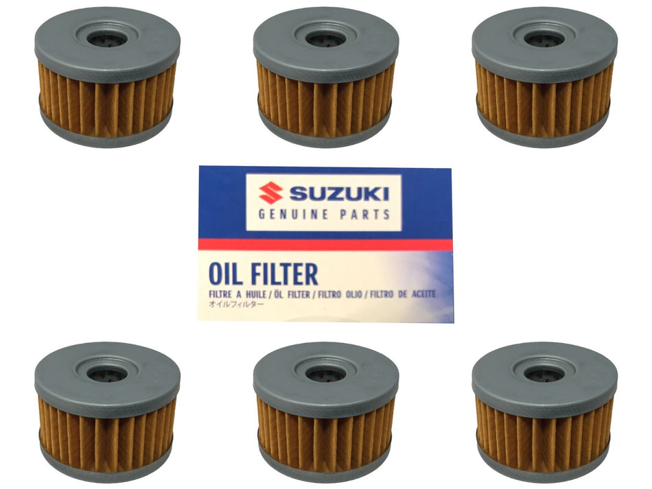 Suzuki Genuine OEM Oil Filter 16510-37450 - 6 Pack