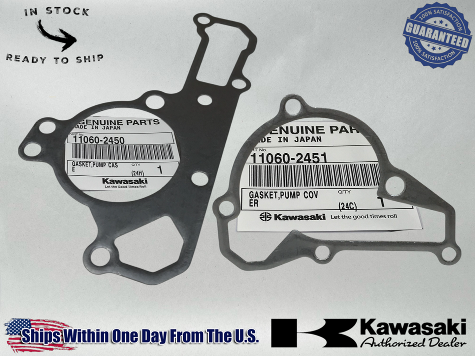 Kawasaki OEM WATER PUMP GASKET SET FOR FD620D ENGINES, FOR JOHN DEERE 425, 445