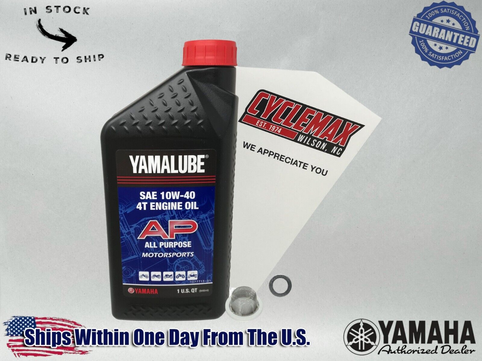 Cyclemax Standard Yamalube Oil Change Kit fits 2012-2019 Yamaha ZUMA 50