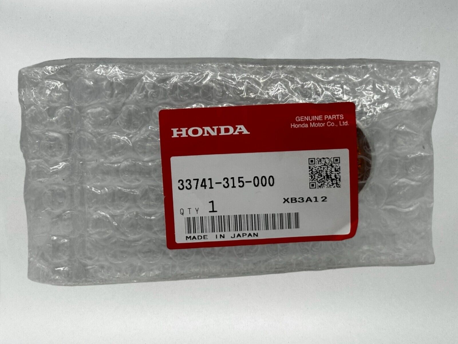 Honda Genuine OEM Authentic Front Reflector 33741-315-000