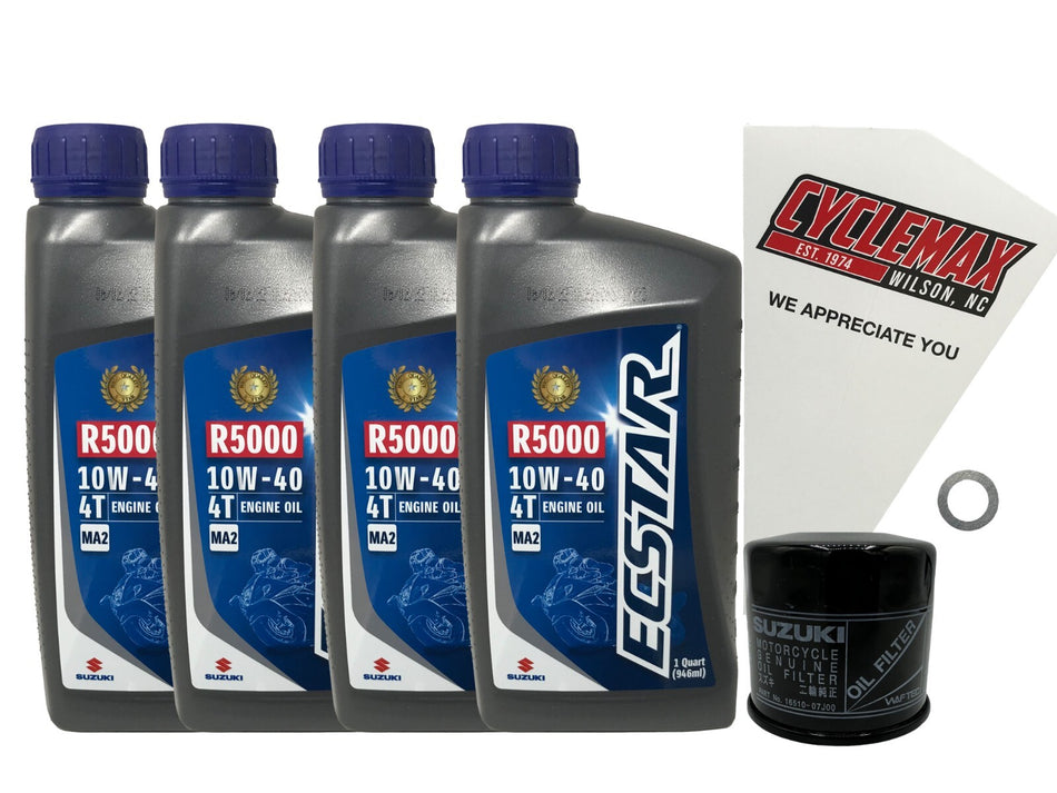 Genuine OEM Standard Oil Change Kit fits 2003-2018 Suzuki AN-650