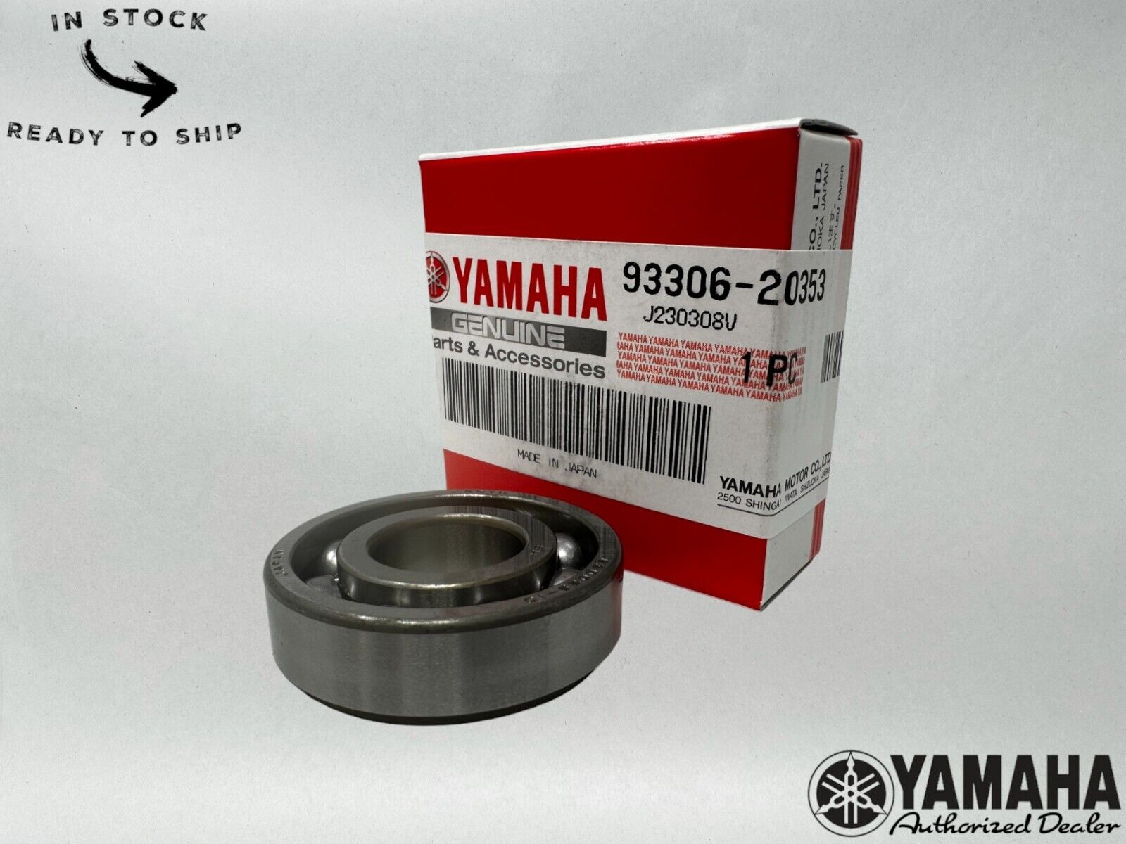 Yamaha Genuine OEM Bearing 93306-20353-00