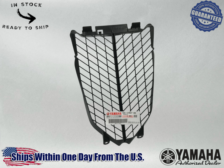 Yamaha 2006-12 Raptor 700 Raptor 700R Front Radiator Grill OEM 1S3-12467-00-00