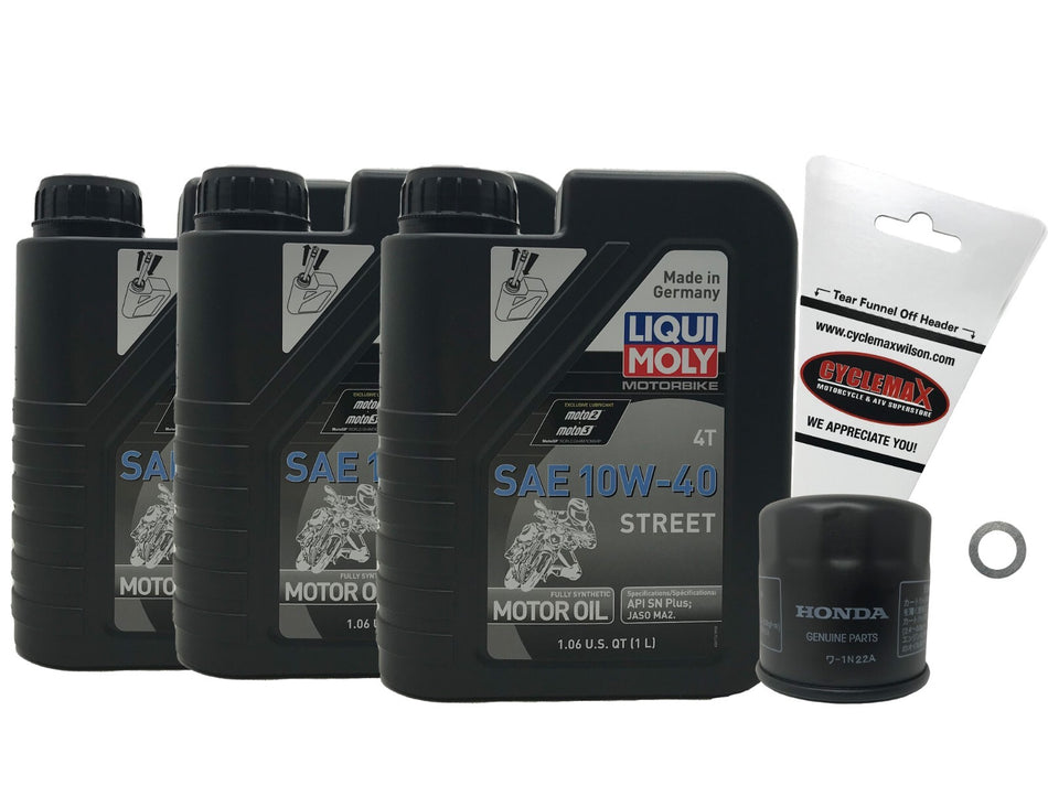 Honda Full Synthetic Oil Change Kit for 1999-2007 SHADOW VLX 600