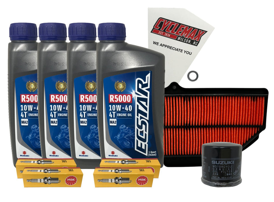 Suzuki Ecstar Standard Tune-Up Kit for 2010-2016 GSX-R1000 with Spark Plugs