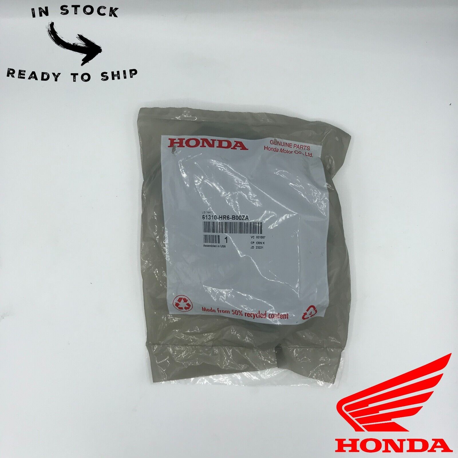 Genuine OEM Honda Radiator Cover Lid 61310-HR6-B00ZA