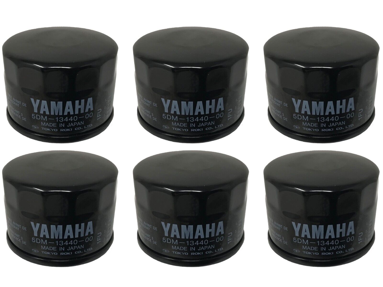 OEM YAMAHA OIL FILTER 5DM-13440-00 6 PACK