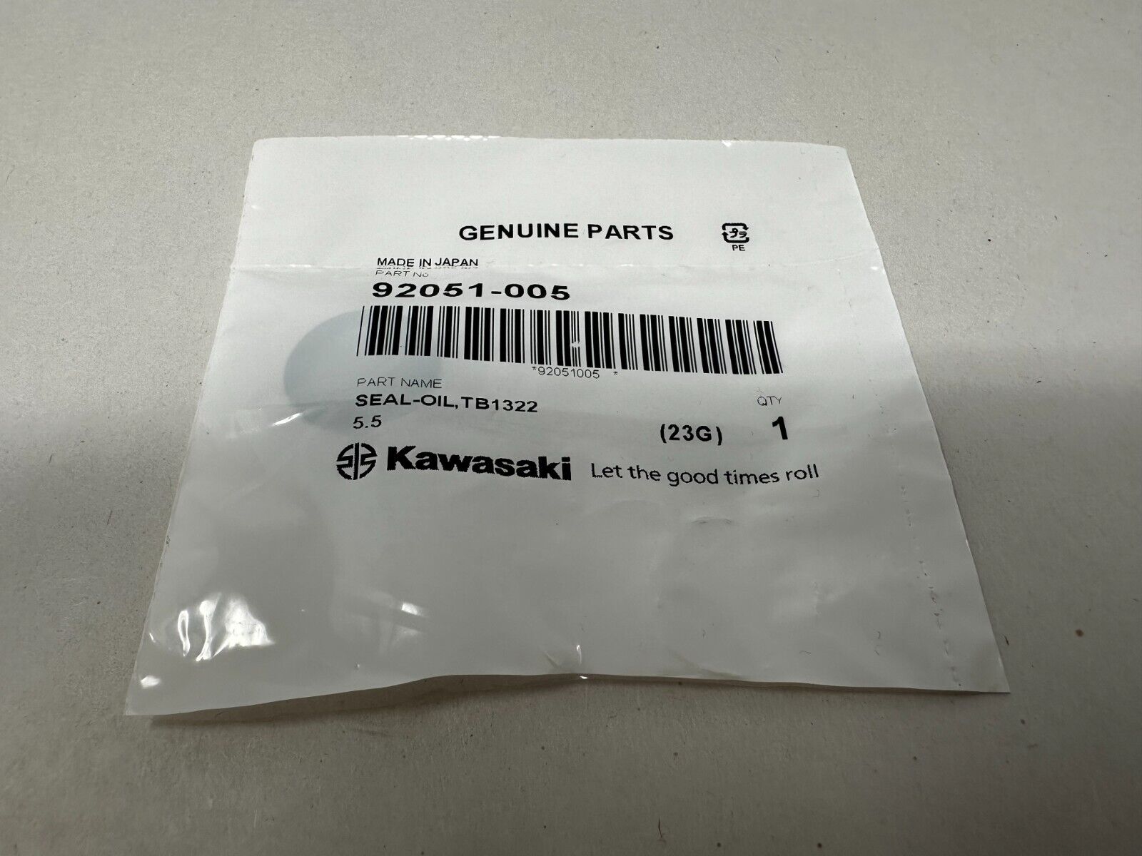 Kawasaki Genuine OEM Oil Seal TB13225.5 92051-005