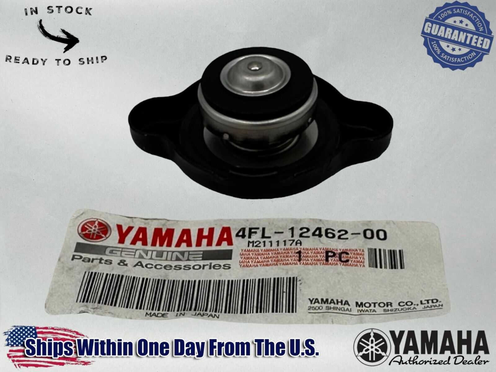 Yamaha Genuine OEM Authentic Radiator Cap 4FL-12462-00-00