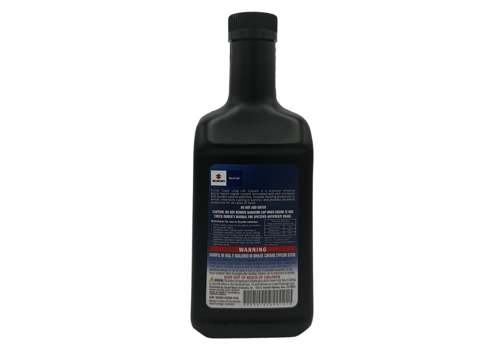 Suzuki Genuine OEM Ecstar Super Long Life Coolant 990A0-02E00-01Q - 3 Pack