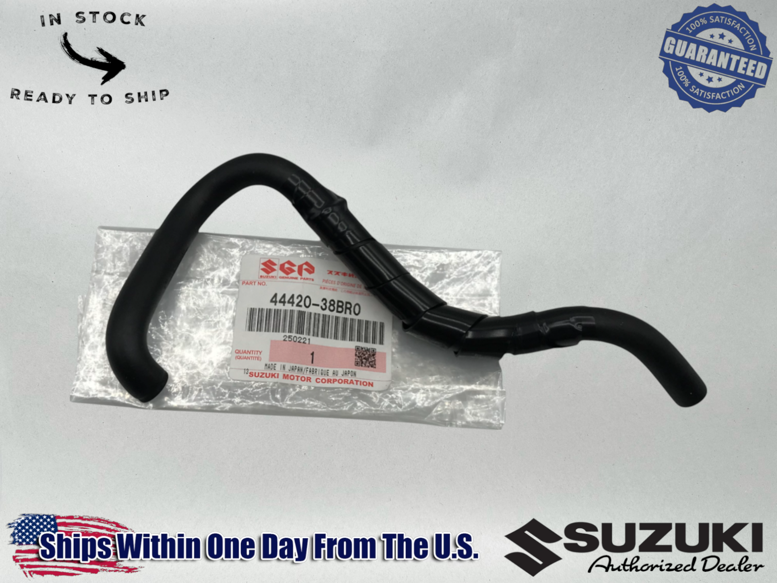 Suzuki Genuine OEM Authentic HOSE COMP FUEL 1987-04 INTRUDER 1400 44420-38BR0