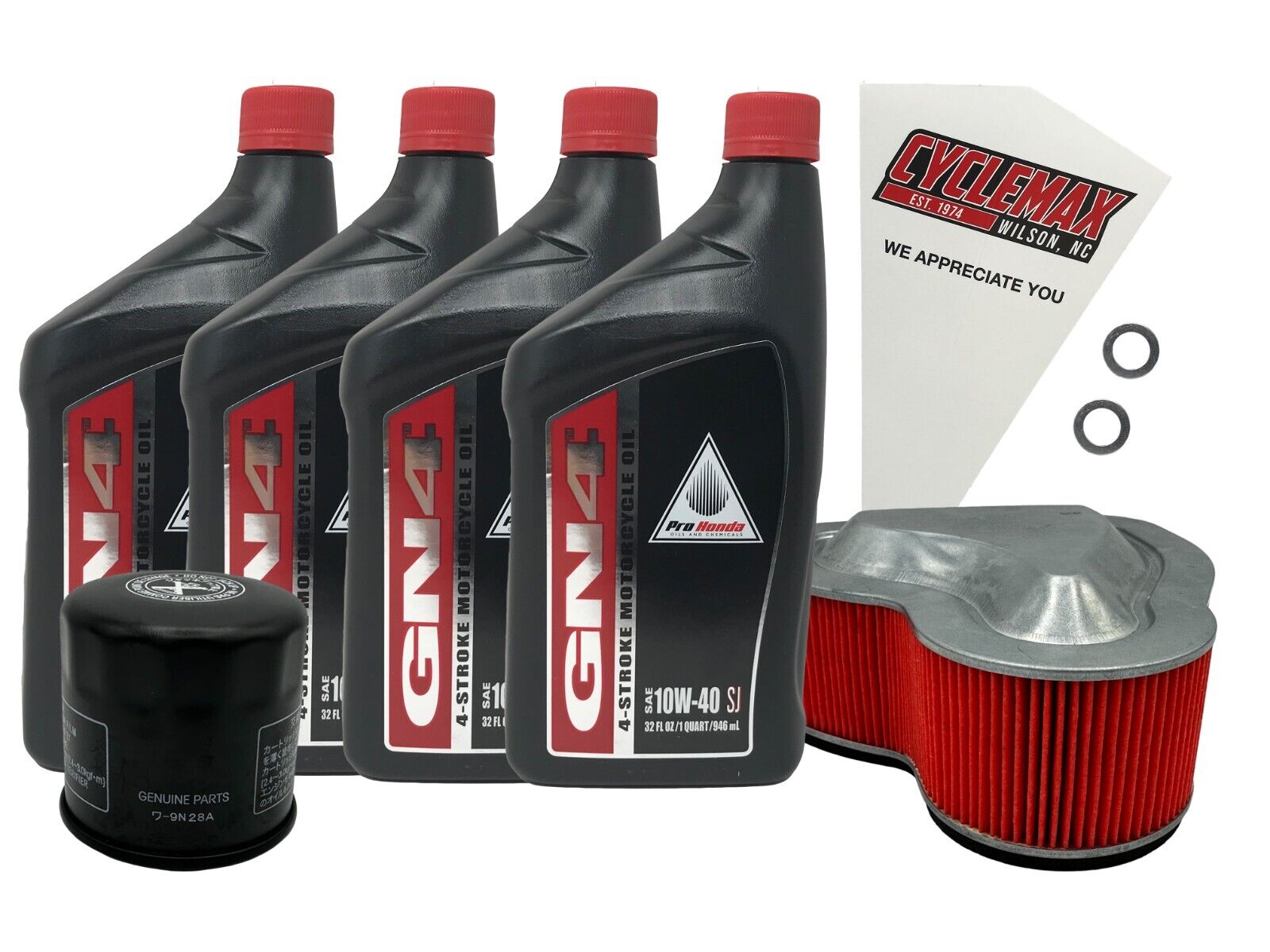 Cyclemax 10W-40 Tune-Up Kit fits 2004-2009 Honda VTX 1300 VTX1300