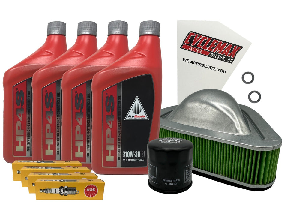 Honda HP4S Full Synthetic Tune-Up Kit for 2010-2025 VT1300 with Spark Plugs