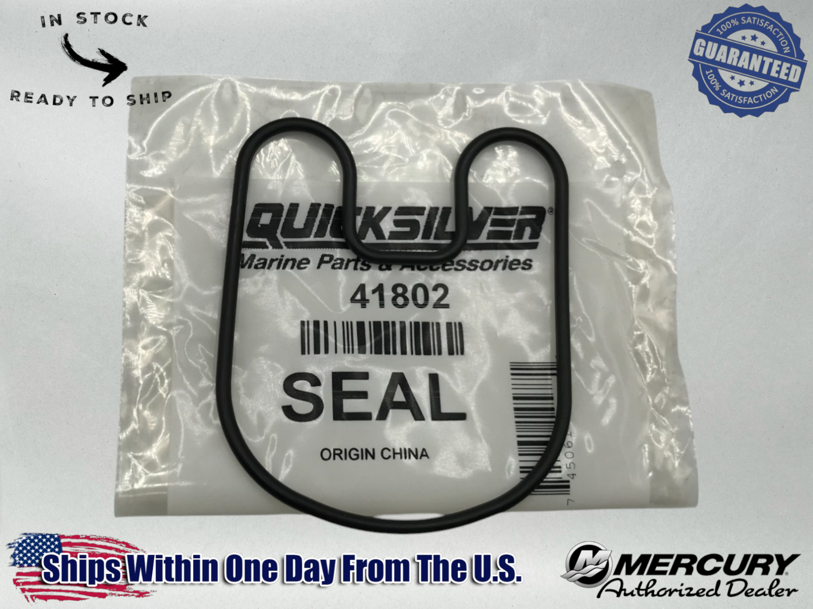 Mercury OEM Alpha Bravo Exhaust Y-Pipe to Gimbal Seal Gasket O-ring 41802