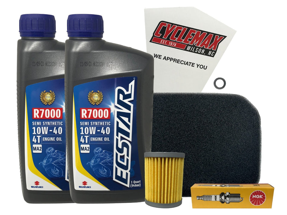 Semi-Synthetic Tune Up Kit w/ Spark Plug fits 2003-2006 Suzuki AN-400