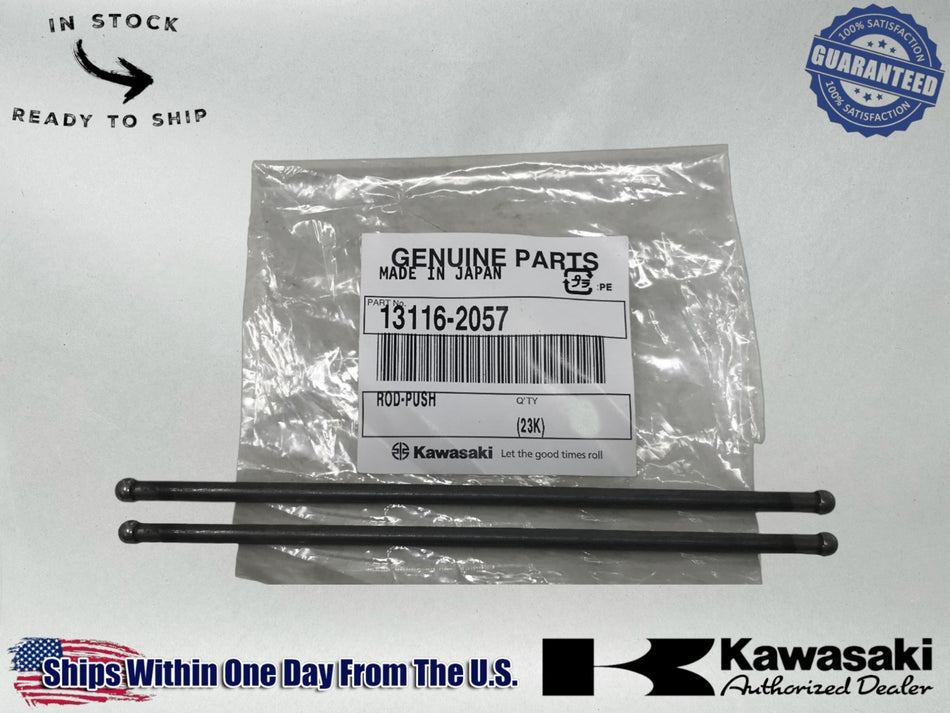Kawasaki OEM 2 Push Rod Fits FH381V FH451V FH580V FD620D FD661D 13116-2057